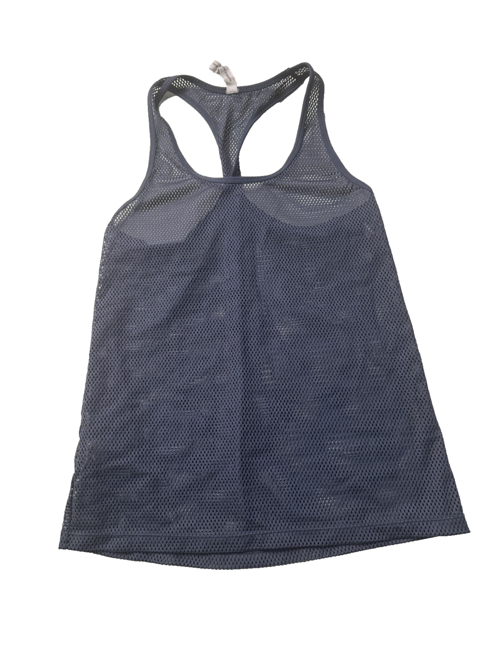 Lorna Jane Tank Top Womens Small Navy Blue Mesh Racerback Athletic Gym Yoga
